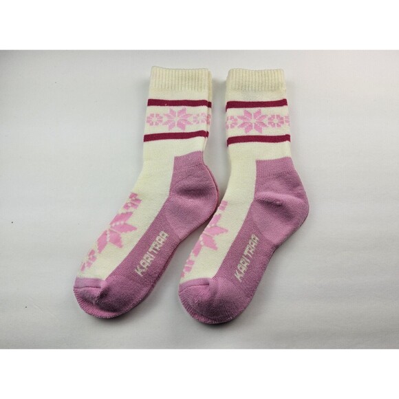 Kari Traa Nordic Rusa Pattern Wool Blend Lot Of 2 Pairs Socks Size 36-38 - Picture 1 of 2